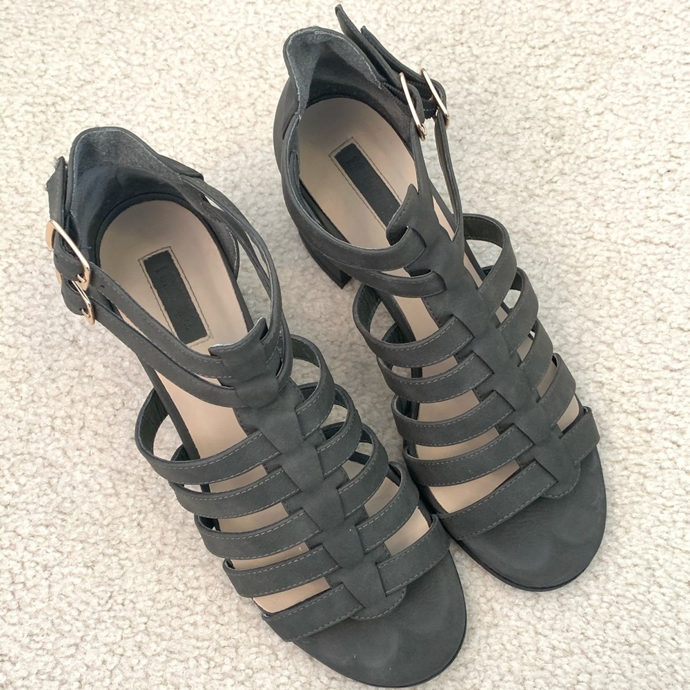 Olive green sandals